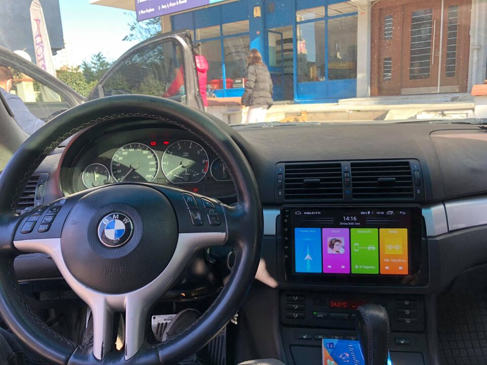 BMW E46 6 GB Ram 128 GB Hafıza Multimedya