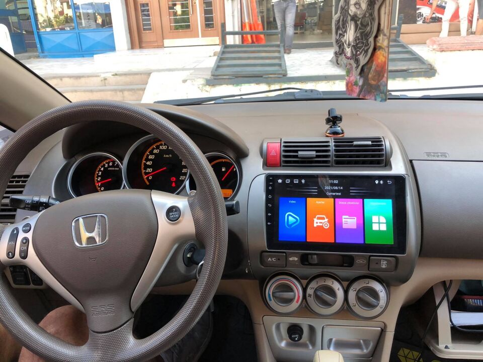 HONDA JAZZ CTİY 2022- 2008  KASA 8 GB RAM 256 GB HAFIZA MULTİMEDYA CARPLAY