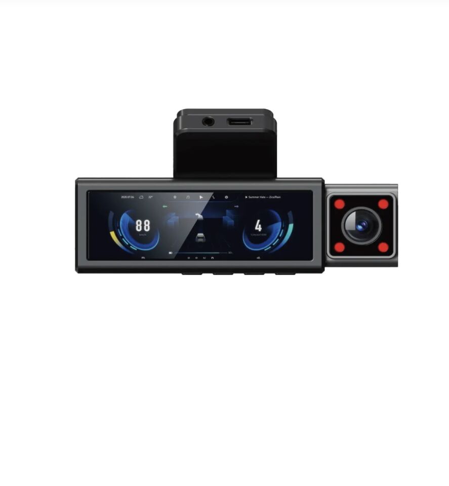 Navitonex 4K/2K/1K Araç İçi Kayıt Kamerası Ön Arka Çift Kamera Ekranlı Gece Görüşlü DVR 3.2 ekran X13
