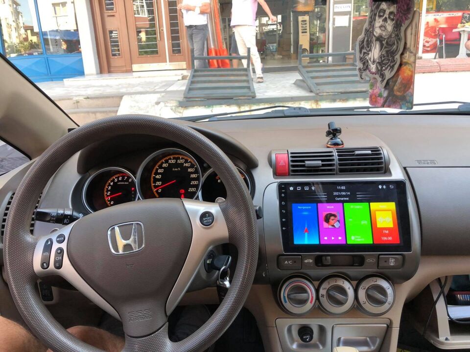 HONDA JAZZ CTİY 2022- 2008  KASA 6 GB RAM 128 GB HAFIZA MULTİMEDYA CARPLAY