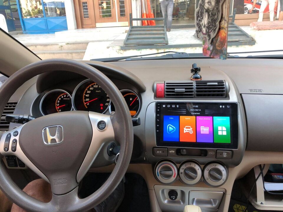 HONDA JAZZ CTİY 2022- 2008  KASA 4 GB RAM 64 GB HAFIZA MULTİMEDYA CARPLAY