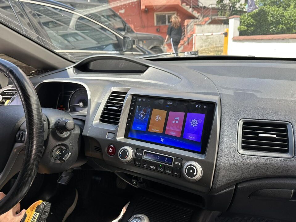 HONDA CİVİC FD6 2007-2012 KASA  6 GB RAM 128 GB HAFIZA MULTİMEDYA CARPLAY